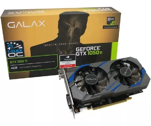 PLACA DE VIDEO GTX1050TI 4GB 128BITS GALAX - Casa da Informática